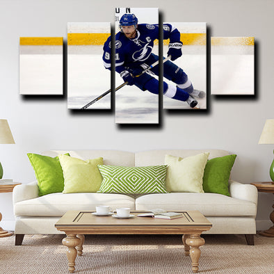 custom 5 piece canvas prints Tampa Bay Lightning Stamkos wall picture-1228 (1)