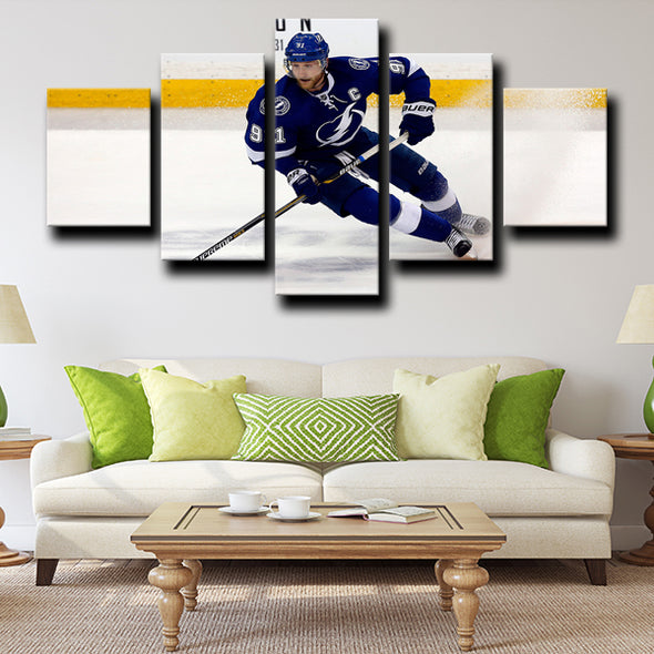 custom 5 piece canvas prints Tampa Bay Lightning Stamkos wall picture-1228 (1)