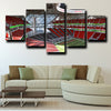 custom 5 piece canvas wall art prints Atlanta Falcons Rugby Field decor picture-1204 (4)