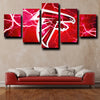 custom 5 piece canvas wall prints Atlanta Falcons Logo decor picture-1225 (3)