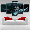 custom five panel wall art League Of Legends Lissandra home decor-1200 (1)