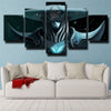 custom five panel wall art League Of Legends Lissandra home decor-1200 (2)