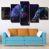 custom five panel wall art League of Legends Rek'Sai home decor-1200 (3)
