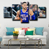 five panel art prints 76ers player Simmons decor picture-1205 (4)