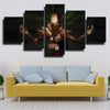 five panel canvas art framed prints LOL Fiddlesticks home decor-1200 (2)
