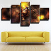 five panel canvas art framed prints League Legends Draven  picture-1200 (2)