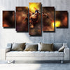 five panel canvas art framed prints League Legends Draven  picture-1200 (3)