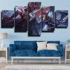 five panel canvas art framed prints League Of Legends Kayle  picture-1200 (2)