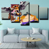 five panel canvas art framed prints One Piece Kaido live room decor-1200 (2)
