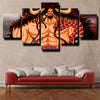 five panel canvas art framed prints One Piece Kaido wall picture-1200(3)