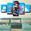 five panel canvas art framed prints One Piece Perona home decor-1200 (1)