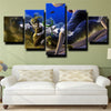 five panel canvas art framed prints One Piece Usopp live room decor-1200 (3)