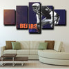five panel canvas prints Chicago Bears Linebacker wall picture-1224 (2)