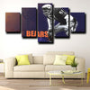 five panel canvas prints Chicago Bears Linebacker wall picture-1224 (4)