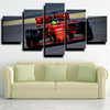 five panel modern art framed print Formula 1 Car Ferrari decor picture-1200(2)