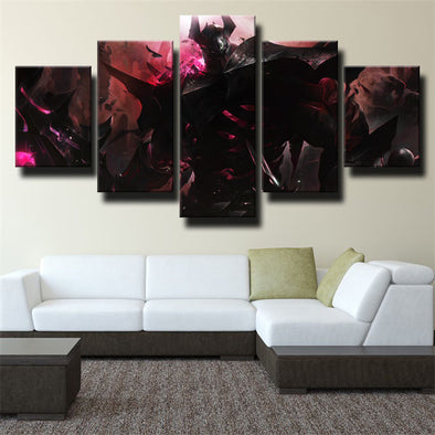 five panel modern art framed print LOL Mordekaiser live room decor-1200 (1)