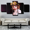 five panel modern art framed print One Piece Kaido live room decor-1200(3)