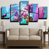 five panel modern art framed print One Piece Perona decor picture-1200 (1)