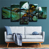 five panel wall art canvas prints LOL Fiddlesticks decor picture-1200 (3)