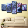 five panel wall art canvas prints LOL Fiddlesticks live room decor-1200 (3)