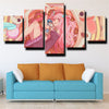 five panel wall art canvas prints One Piece Perona live room decor-1200 (2)