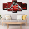 five panel wall art  framed prints Arsenal Kolasinac live room decor-1221 (3)