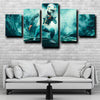 five panel wall art framed prints Miami Dolphins Landry decor picture-1228 (1)