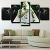 five panel wall art prints Boston Celtics Kevin Garnett decor picture-1235 (2)