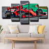 five piece canvas art framed prints Formula 1 Car Ferrari decor picture-1200 (1)