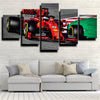 five piece canvas art framed prints Formula 1 Car Ferrari wall picture-1200 (3)