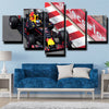 five piece canvas art framed prints Formula 1 Car wall picture-1200 (3)