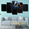 five piece canvas art framed prints LOL Fiddlesticks wall picture-1200 (2)