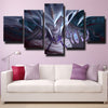 five piece canvas art framed prints LOL Lissandra live room decor-1200 (2)