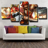five piece canvas art framed prints LOL Miss Fortune wall picture-1200 (2)