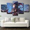 five piece canvas art framed prints League Legends Diana wall picture-1200 (3)