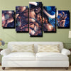 five piece canvas art framed prints One Piece Kaido wall picture-1200 (3)