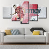 five piece canvas art framed prints Steven Gerrard wall picture1220 (1)