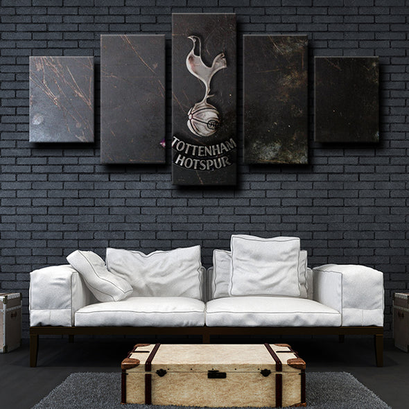 five piece canvas art prints Tottenham Logo Crest decor picture-1212 (2)