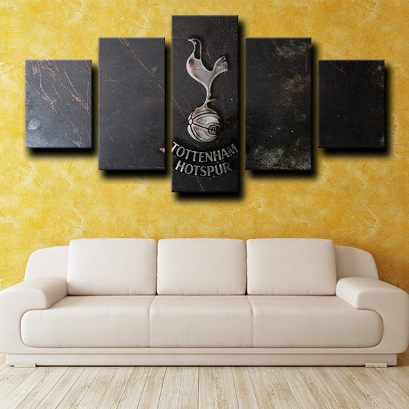five piece canvas art prints Tottenham Logo Crest decor picture-1212 (3)