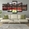 five piece canvas wall art prints Atlanta Falcons Mercedes-Benz Stadium live room decor (4)