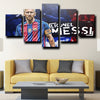 five piece canvas wall art prints Barcelona Messi decor picture-1224 (4)