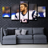 five piece canvas wall art prints Patriots Brady live room decor-1206 (4)