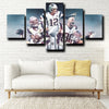 five piece canvas wall art prints Patriots teammates live room decor-1215 (3)