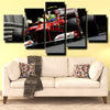 five piece modern art framed print Formula 1 Car Ferrari wall decor-1200 (3)