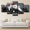five piece modern art framed print Formula 1 Car home decor-1200 (1)