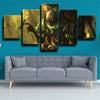 five piece modern art framed print LOL Fiddlesticks wall decor-1200 (2)