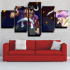 five piece modern art framed print One Piece Kaido live room decor-1200 (3)