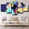 five piece modern art framed print One Piece Usopp live room decor-1200 (3)