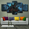 five piece wall art canvas prints LOL Fiddlesticks home picture-1200 (3)
