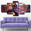 five piece wall art canvas prints League Of Legends Katarina  picture-1200 (3)